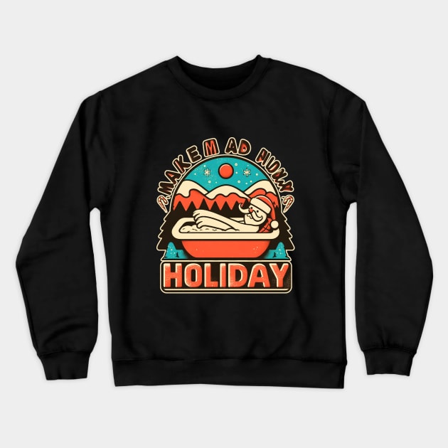 holliday Crewneck Sweatshirt by ADSart